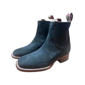 NEW CAVAL men's buck marino injerto boot in dark blue